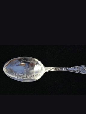 Antique Fessenden & Co. Sterling Silver Salt Lake City Mormon Souvenir Spoon